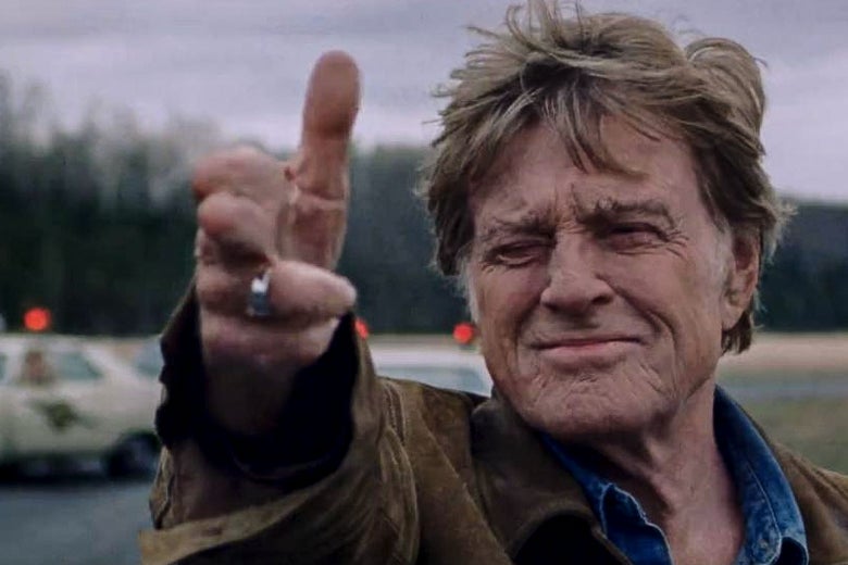 Robert Redford in The Old Man and the Gun.